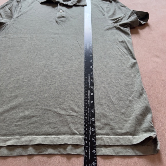 J. Crew Factory Garment-dyed polo shirt • size medium• CJ047 • Quarry Green - Picture 5 of 8
